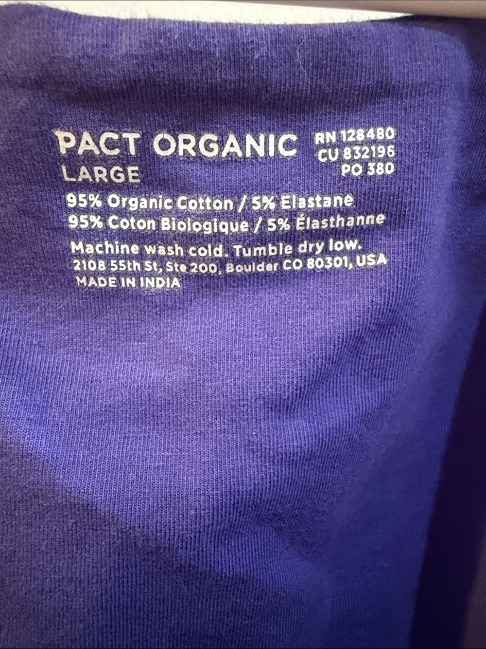 Pact Purple Sleeveless Fit-and-Flare Dress - Picture 2 of 5